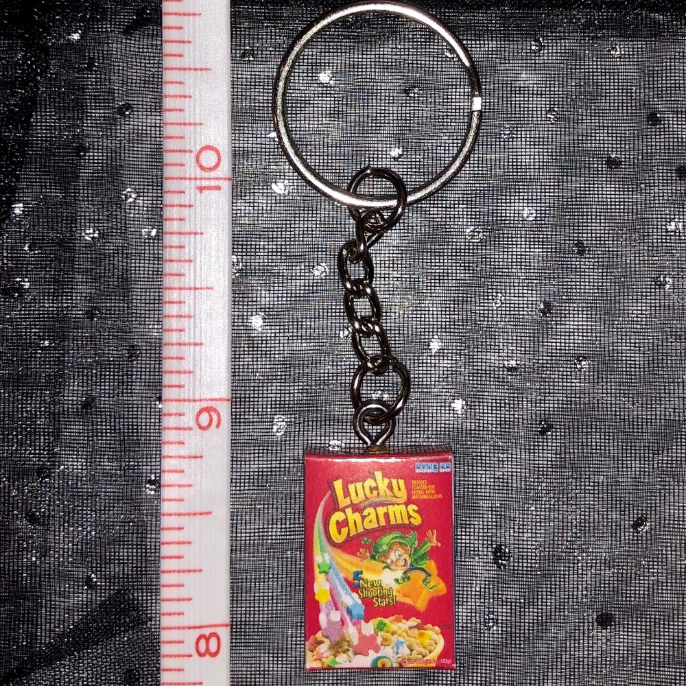 Handmade Tiny Food Keychain Lucky Charms